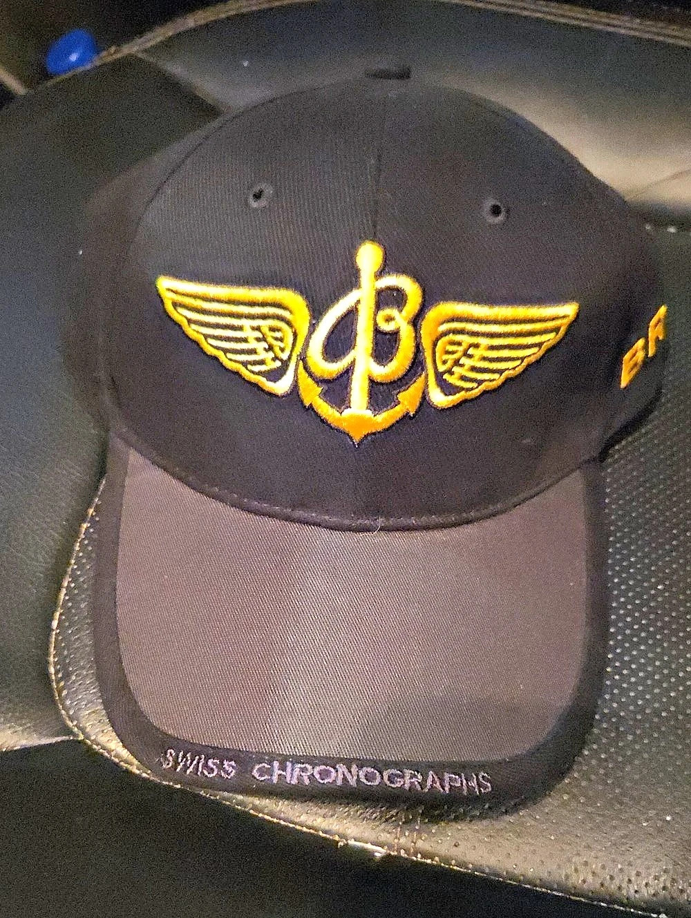Breitling Swiss Chronographs Since 1884 Winged Logo Baseball Cap Winged Logo Cap